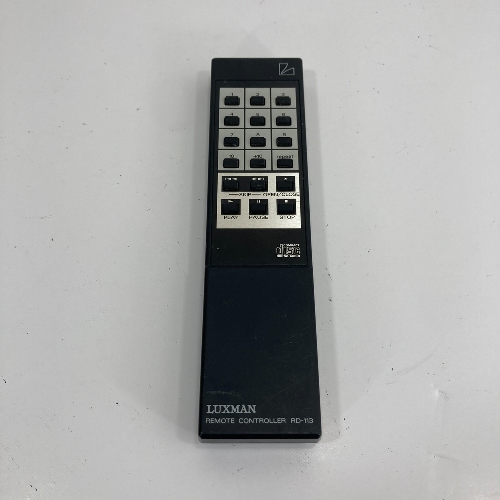 Luxman‎ RD-113 Remote Controller CD Player Remote Genuine OEM Tested Working